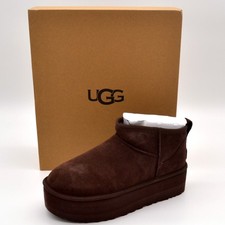 UGG Womens Classic Ultra Mini Boots  Burnt Cedar  1135092-BCDR  Authentic New