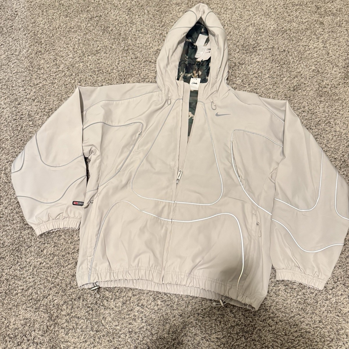 Nike x Corteiz NRG Tracksuit Jacket “Off White” Men's Size X