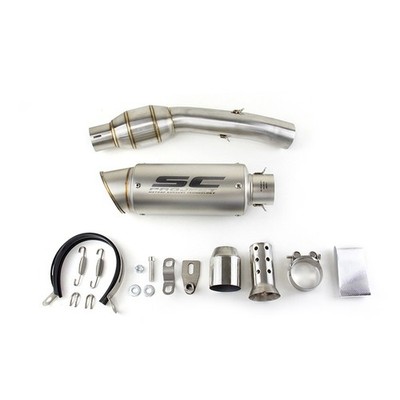 Motorcycle Exhaust System Link Pipe Muffler DB Killer For Benelli 302S 2019-2025