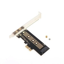 M.2 NVMe SSD to PCIe 4.0 Adapter Card 64Gbps M-Key X1 X4 Desktop PC