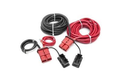 Rough Country 2 Quick Disconnect Winch Power Cable | 24 FT - RS108 , Black