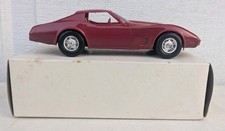 1977 Medium Red Corvette Dealer Promo In Box 1977 Medium Red Corvette Dealer Promo In Box