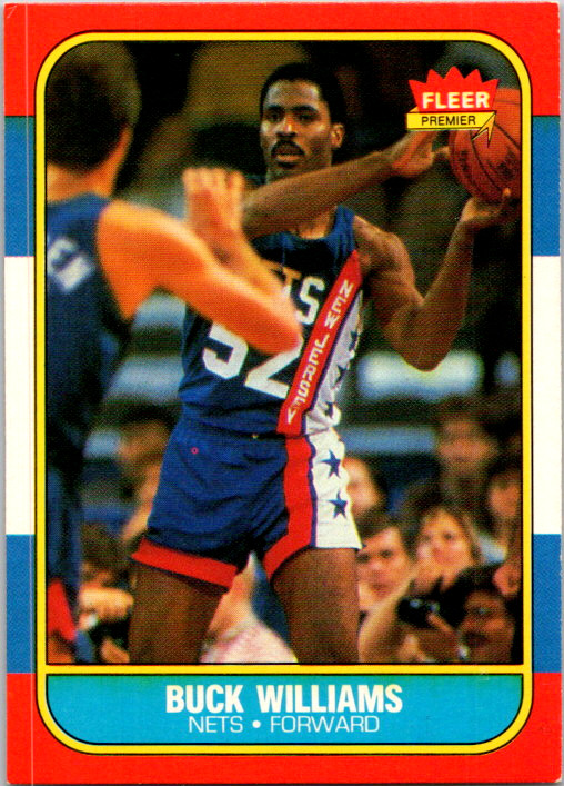 1986-87 Fleer - Buck Williams #123 - EX+NM - New Jersey Nets