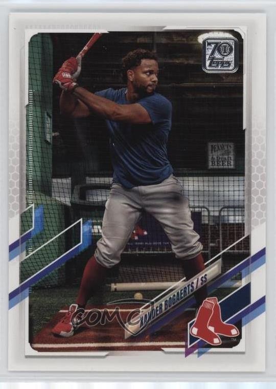 2021 Topps Image Variation SP (Batting Practice) Xander Bogaerts #476 0d08