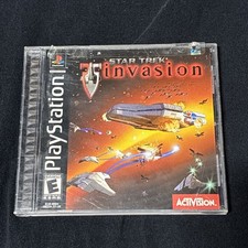 Star Trek: Invasion Ps1 (Sony PlayStation 1, 2000) CIB W/Reg Tested