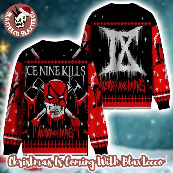 Suéter Feo Navidad Ice Nine Kill Merry Axe Mas Kill The Impericon 2025
