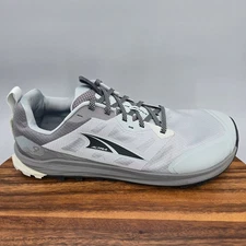 Altra Lone Peak 9 Shoes Men's 13 Gray Trail Running Athletic Sneakers NO INSOLES