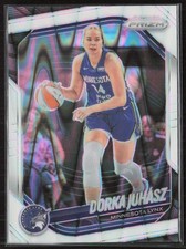 2025 Panini Prizm WNBA #109 - Dorka Juhasz - Minnesota Lynx-White Seismic Prizms