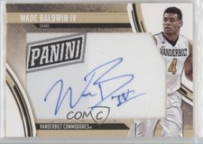 2016-17 Day Panini Logo Manufactured 1/10 Wade Baldwin IV #49 Patch Auto 0q3