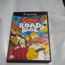 Simpsons Road Rage (Nintendo GameCube, 2001) Complete With Manual