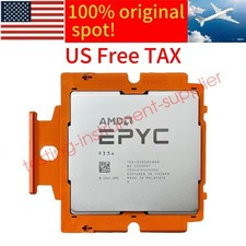 AMD EPYC Genoa 9334 CPU processor 2.7-3.9 GHz 32 core 64 threads 128mb 210w