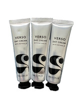 Verso Day Cream 0.51oz x3   With Retinol 8 Anti-Aging Hydrating Face Cream Set