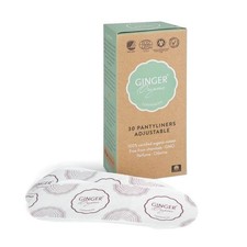 Ginger Organic Protège-Slips Bio au Gingembre, 30 Pièces