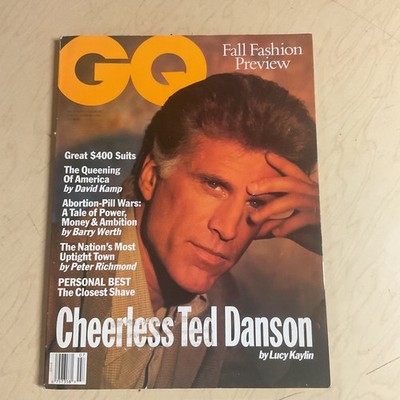 july 1993 GQ magazine Ted Danson cover Sarah Jessica Parker Fall Fashion Preview