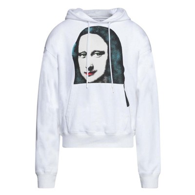 Off White Herren Sweater OMBB037E20FLE009 0110 Kapuzenpullover