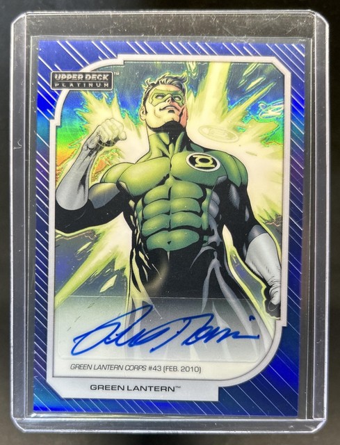 2026 Upper Deck Platinum DC Green Lantern Kyle Rayner Auto Blue High Series #/15