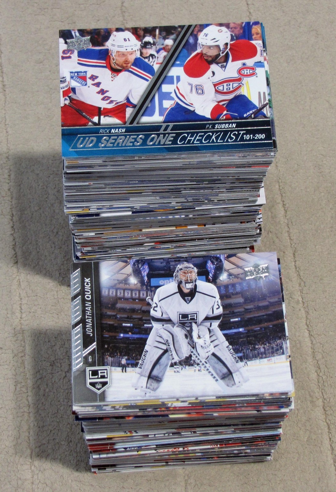 2015-16 Upper Deck Hockey Series One Cards (1-200) (Pick, Choose, Complete)