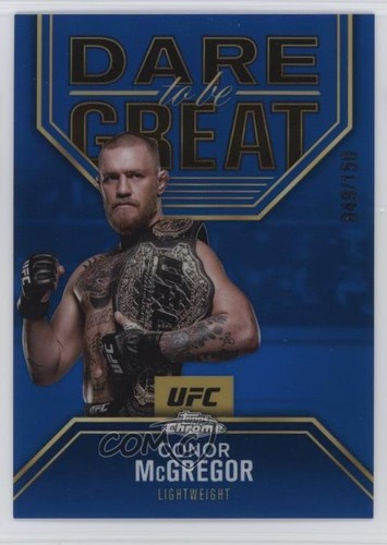 Conor McGregor [Blue Refractor] #DBG-9 2025 Topps Chrome UFC Dare to Be Great card