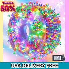 164 FT 500 LED Christmas Lights Outdoor, Waterproof Christmas Fairy Lights