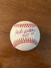 Hoyt Wilhelm Autographed National League Baseball With HOF 85  Inscription