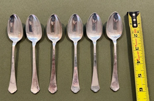 Vintage RW & S Wallace Sterling Sliver Set of 6 Spoons 186 grams