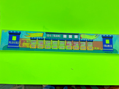 1980s arcade marquee ORIGINAL 10 TH FRAME