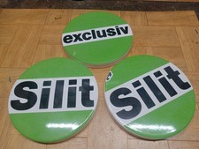 3 Silit Exklusiv Emaille  Herdabdeckungen 16 Cm Vintage