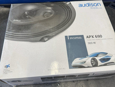 Audison APX 690 6x9 Inch 300W Three Way Horn Loading Coaxial Car Speakers