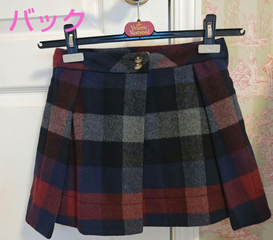 希少！美品ヴィヴィアンウエストウッド　レッドレーベルWOOLチェックミニスカート Rare Vivienne Westwood Red Label Wool Check Mini Skirt | eBay