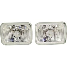 Set of 2 Headlights Driving Head lights Headlamps  Driver & Passenger Side Pair