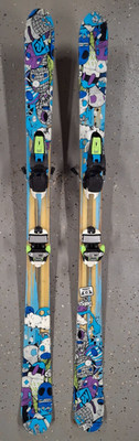 Set of K2 Press Skis, 149cm, JIB Rocker, W/ Marker Squire Bindings