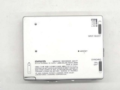 AIWA AM-F7 Portable Mini Disc Audio Player MD Recorder Digital