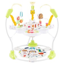 Baby Stationary Activity Center Infant Jumper with Removable Foot Pad