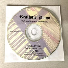 Realistic Piano High Quality Piano Soundbanks Cd
