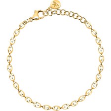 Bracciale donna/ragazza gioielli Morellato Intrecci SAZC14 acciaio pvd oro