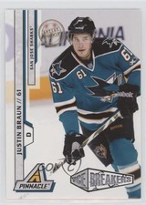 2010 Panini Pinnacle Ice Breakers Artist Proof Justin Braun #243 Rookie RC 8tn