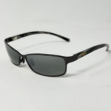 Maui Jim MJ-114-02 Sunglasses Black Frame Polarized Lenses 57 16 Men's