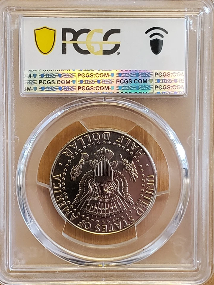 1991 P Kennedy Half Dollar PCGS MS65 2884 - Image 2 of 4