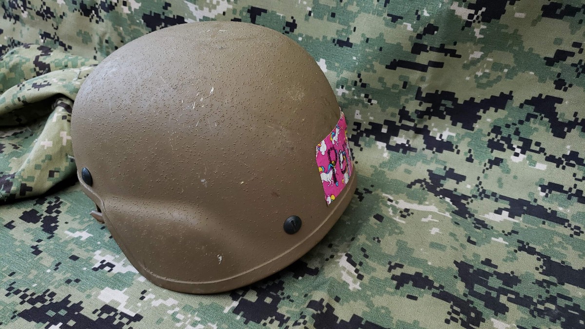 🇺🇸RARE NSW ACH HELMET GENTEX 3 HOLE USMC LIGHTWEIGHT AOR2 Cover