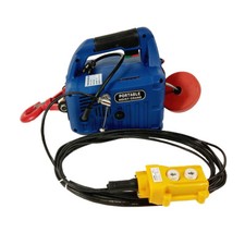 110V Electric Hoist Winch 992Lb 25Ft Wire-Controlled Electric Hoist Household US