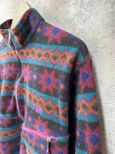 Jack Wolfskin "For People in Action" Polarsystem Vintage 90s Fleece Sweater USA - Picture 6 of 13