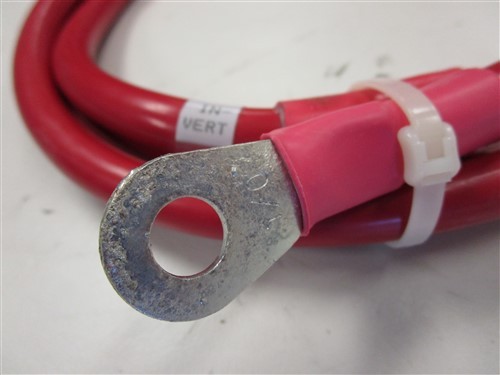 1/0 AWG GAUGE RED ELECTRICAL TINNED WIRE 7' FEET MARINE BOAT - Foto 2 di 3