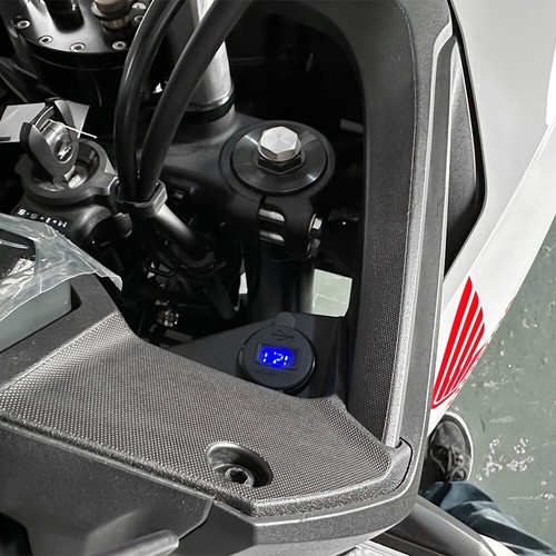 Quick Charger USB Outlet Power Socket Plug Adapter For HONDA XL750 Transalp 750 - Picture 11 of 21