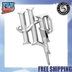 Fan Emblems Harry Potter 3D Car Badge - HP Logo (Chrome)
