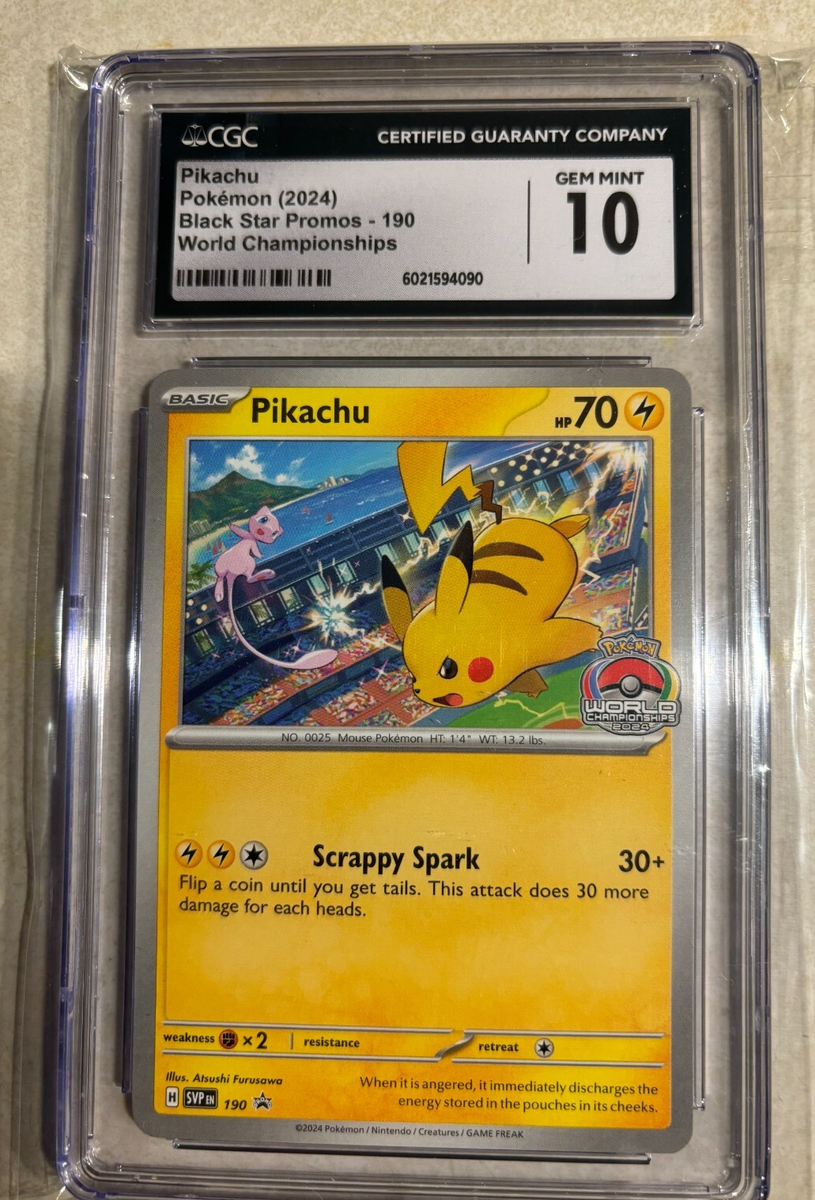 1999．ピカチュウ 英語版.promo！！CGC 10 1999．ピカチュウ 英語版.promo！！CGC 10 ピカチュウpromo英語版