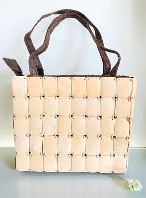 Aveda Coconut Shell Handbag! ~ New! ~ Rare!