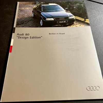 1994 Audi 80 Design Edition - Vintage 6-page Dealer Sales Brochure - FRENCH *