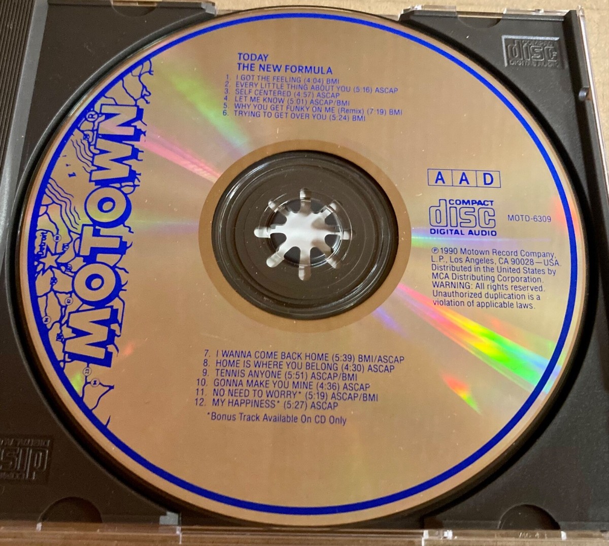 Today: The New Formula: CD Today: The New Formula: CD
