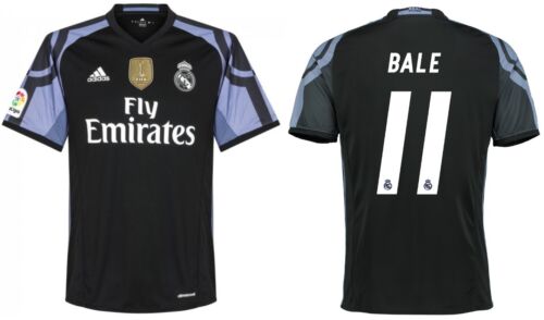 Trikot Adidas Real Madrid 2016-2017 Third WC Bale - Badge Klubweltmeister - Afbeelding 1 van 4