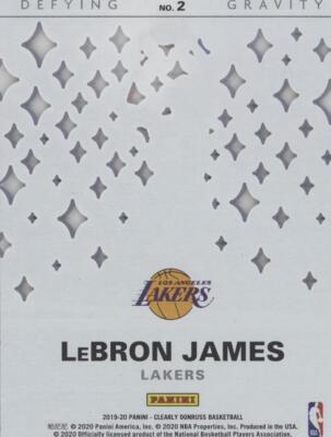 2019-20 Panini Clearly Donruss - LeBron James #2 for sale | eBay